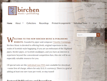 Tablet Screenshot of birchenmusic.com